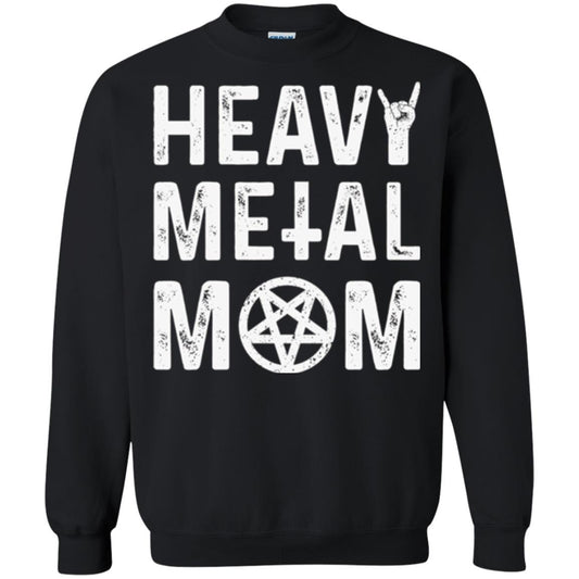 Heavy Metal Mom Vintage Band Music Concert Mother T-shirt Black
