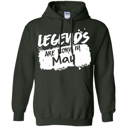 May Birthday Shirt Legends Are Born In May Forest Green