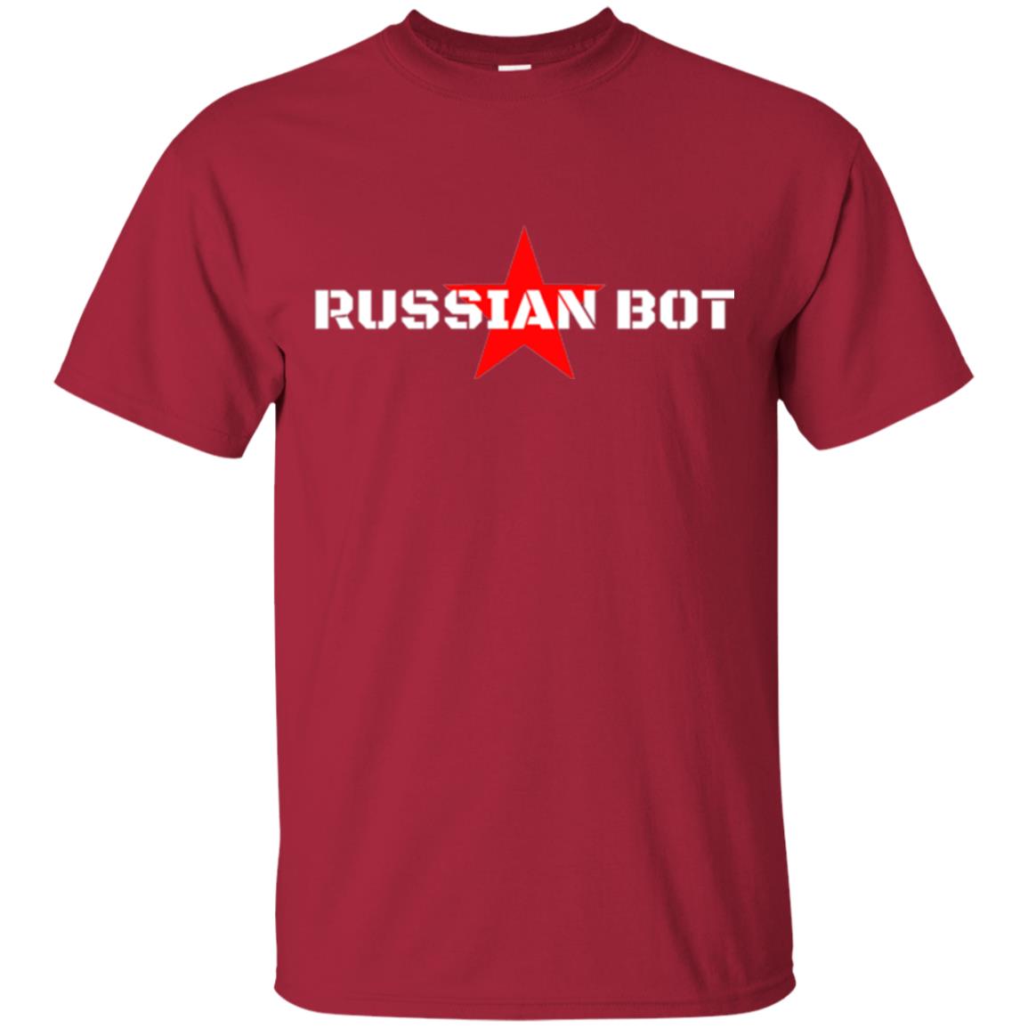 Political T-shirt Russian Bot Star T-shirt Cardinal