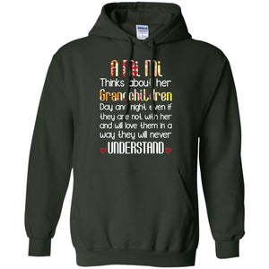 A Mi Mi Thinks About Her Grandchildren And Will Love Them In A Way They Will Never UnderstandG185 Gildan Pullover Hoodie 8 oz.