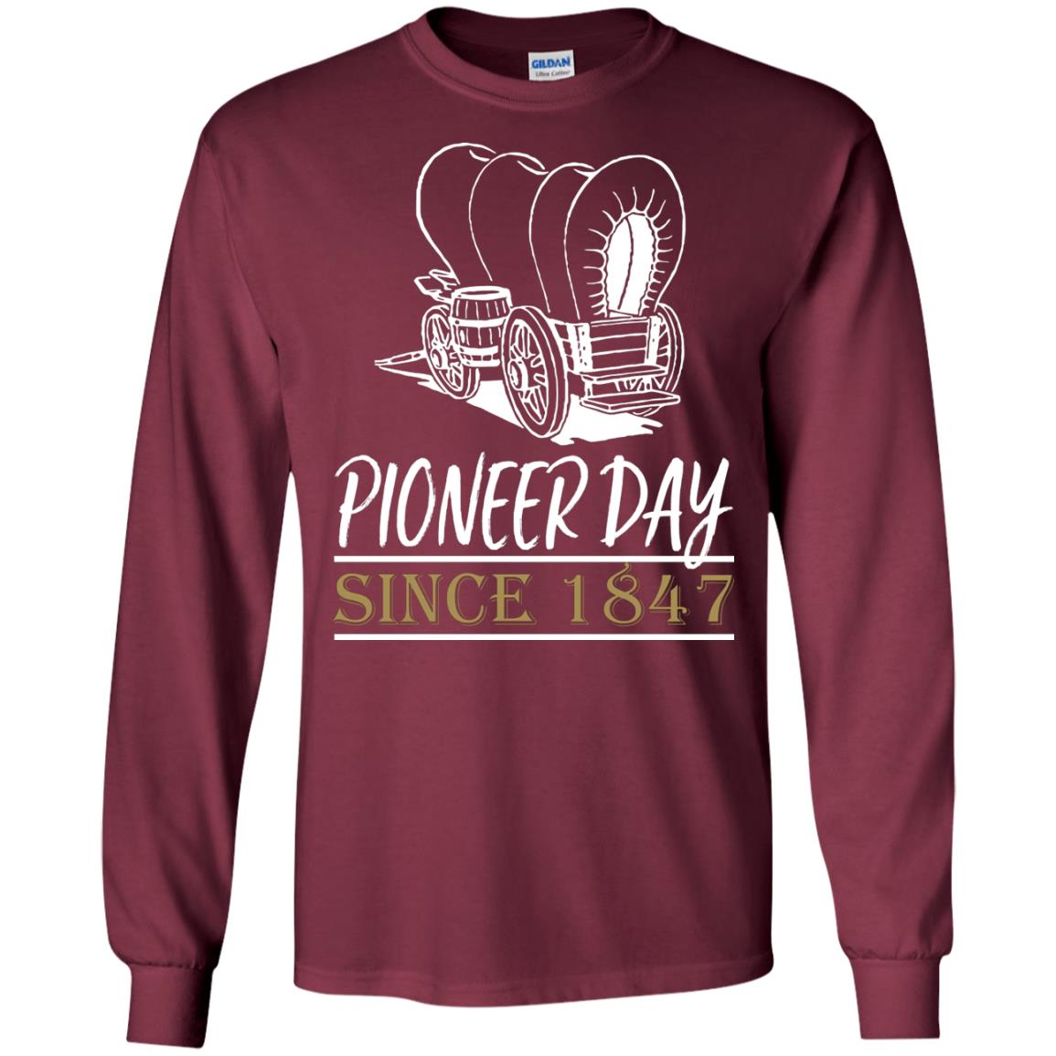 Pioneer Day Since 1847 Shirt Maroon
