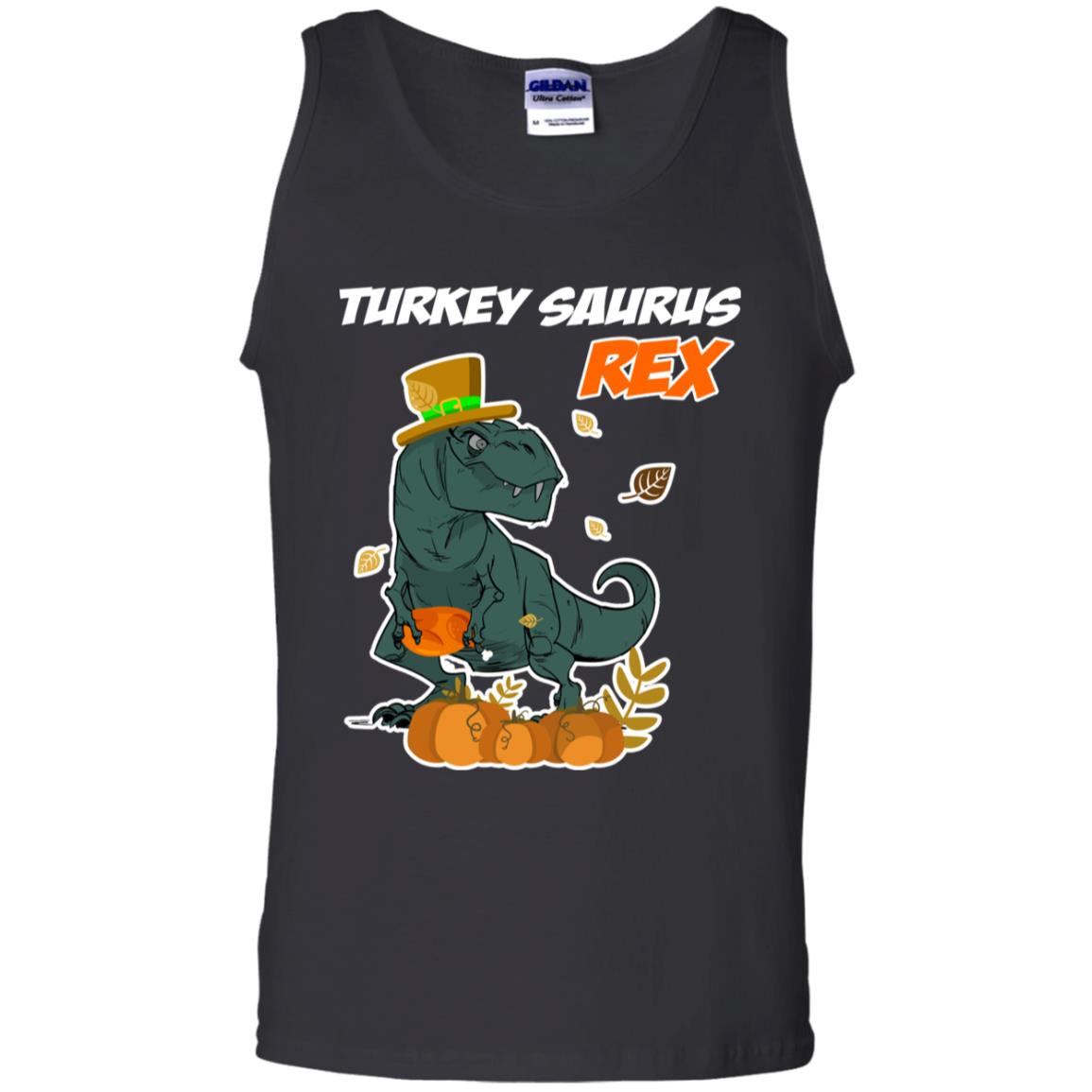 Turkey Rex Saurus Dinosaur Thanksgiving Idea Shirt Black