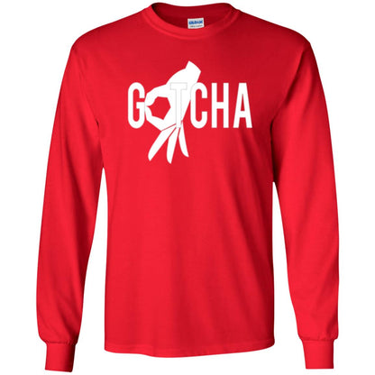 Gotcha Finger Circle Game T-shirt Red