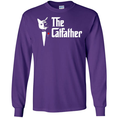Daddy T-shirt The Catfather Purple