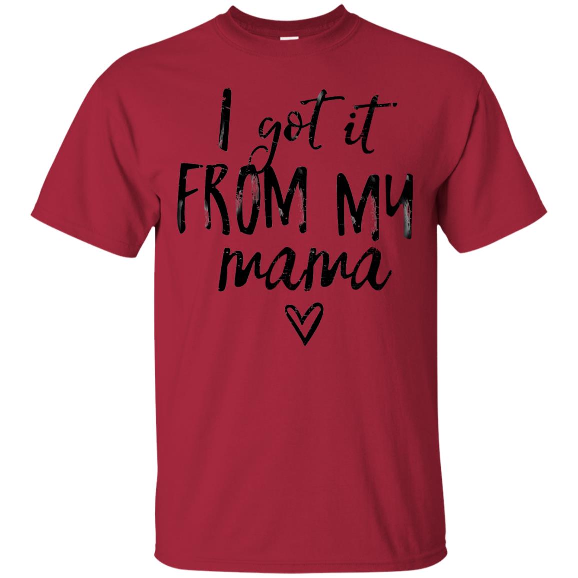 I Got It From Nana Grandchild Shirt Cardinal