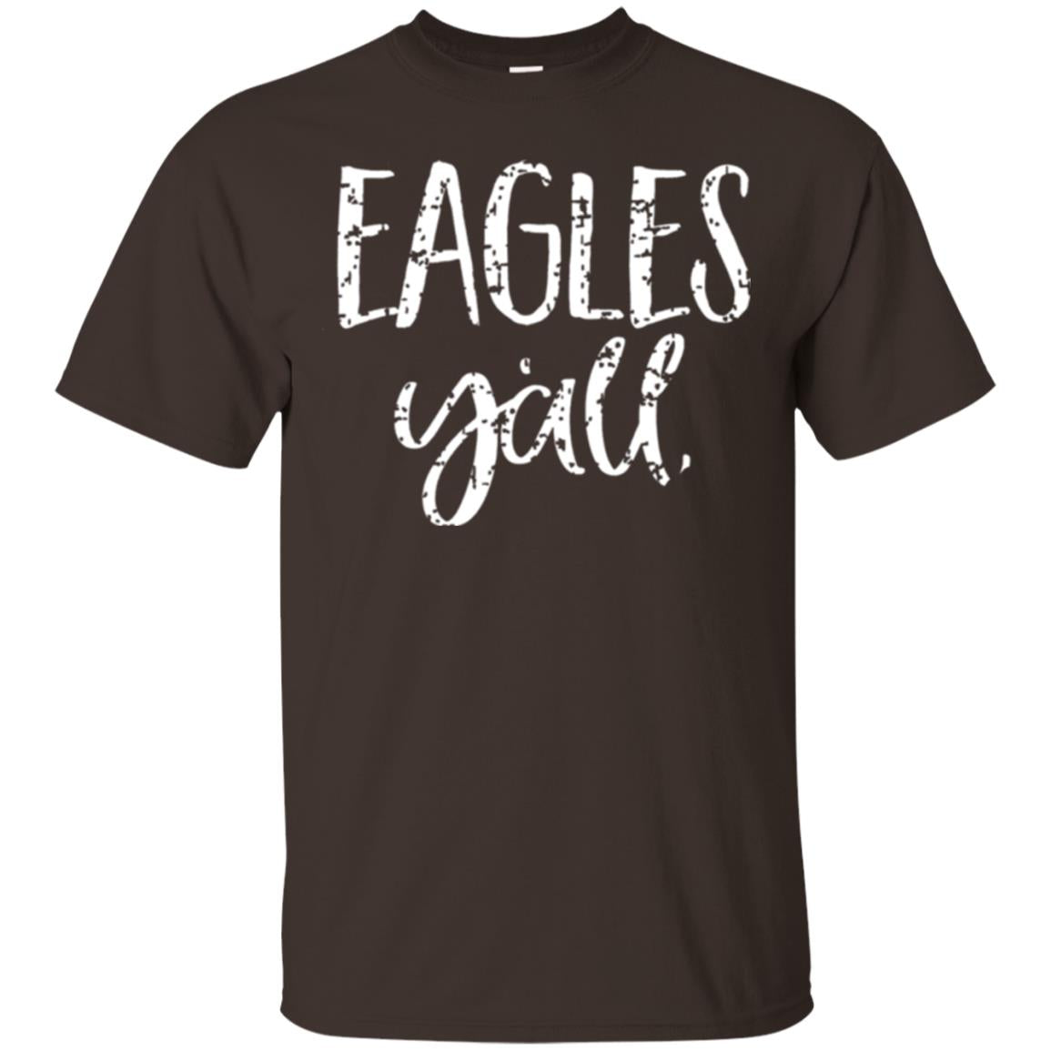 Eagles Y_all Flying Eagles T-shirt Dark Chocolate