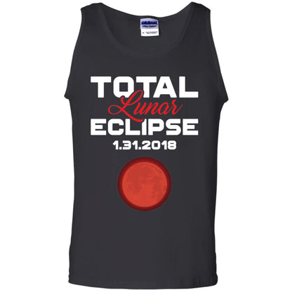 Eclipse January 31st 2018 Total Lunar Eclipse T-shirt Blood Moon Black