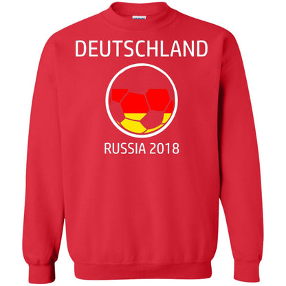 Deutschland Team Russia 2018 Soccer Fan T-shirt Red