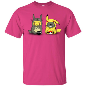 Pikachu Cosplay Totoro And Totoro Cosplay Pikachu T-shirtG200 Gildan Ultra Cotton T-Shirt