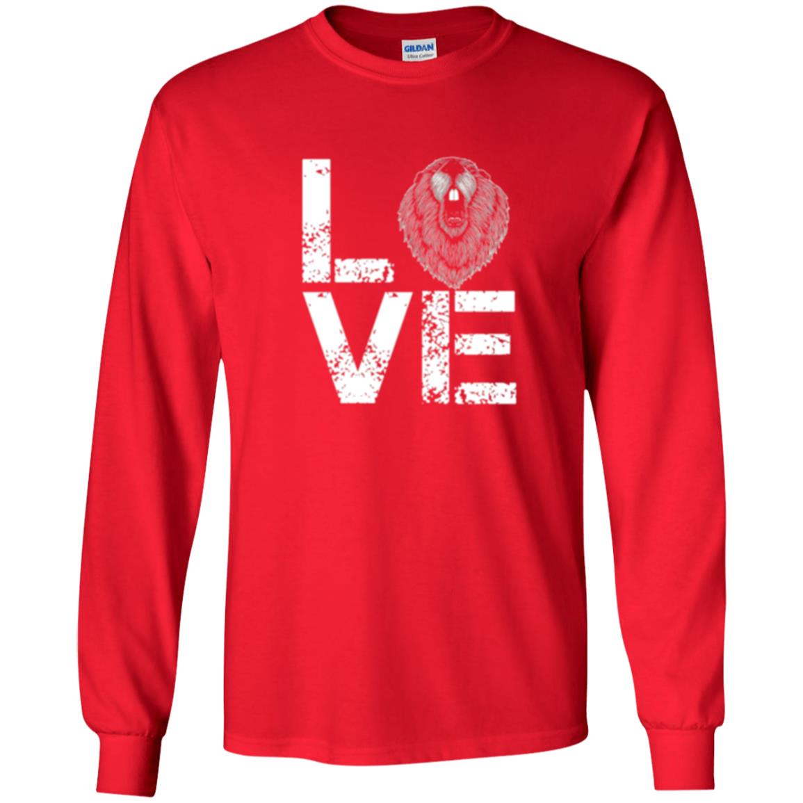 Beaver T-shirt Love Beaver Red