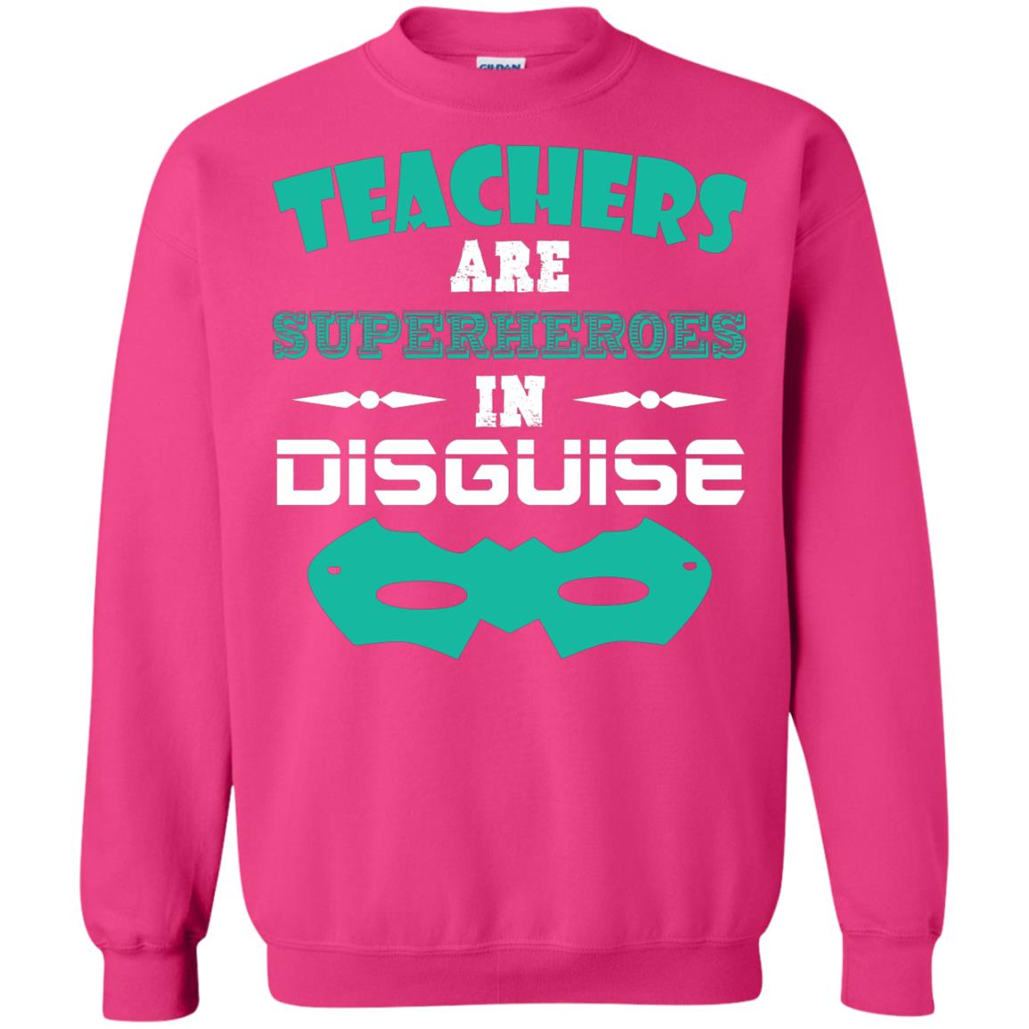 Teachers Are Superheroes In Disguise Movie Lover T-shirt Heliconia