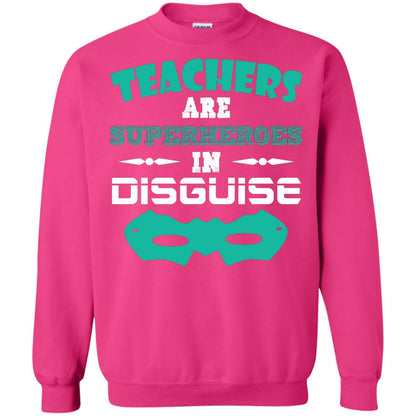 Teachers Are Superheroes In Disguise Movie Lover T-shirt Heliconia