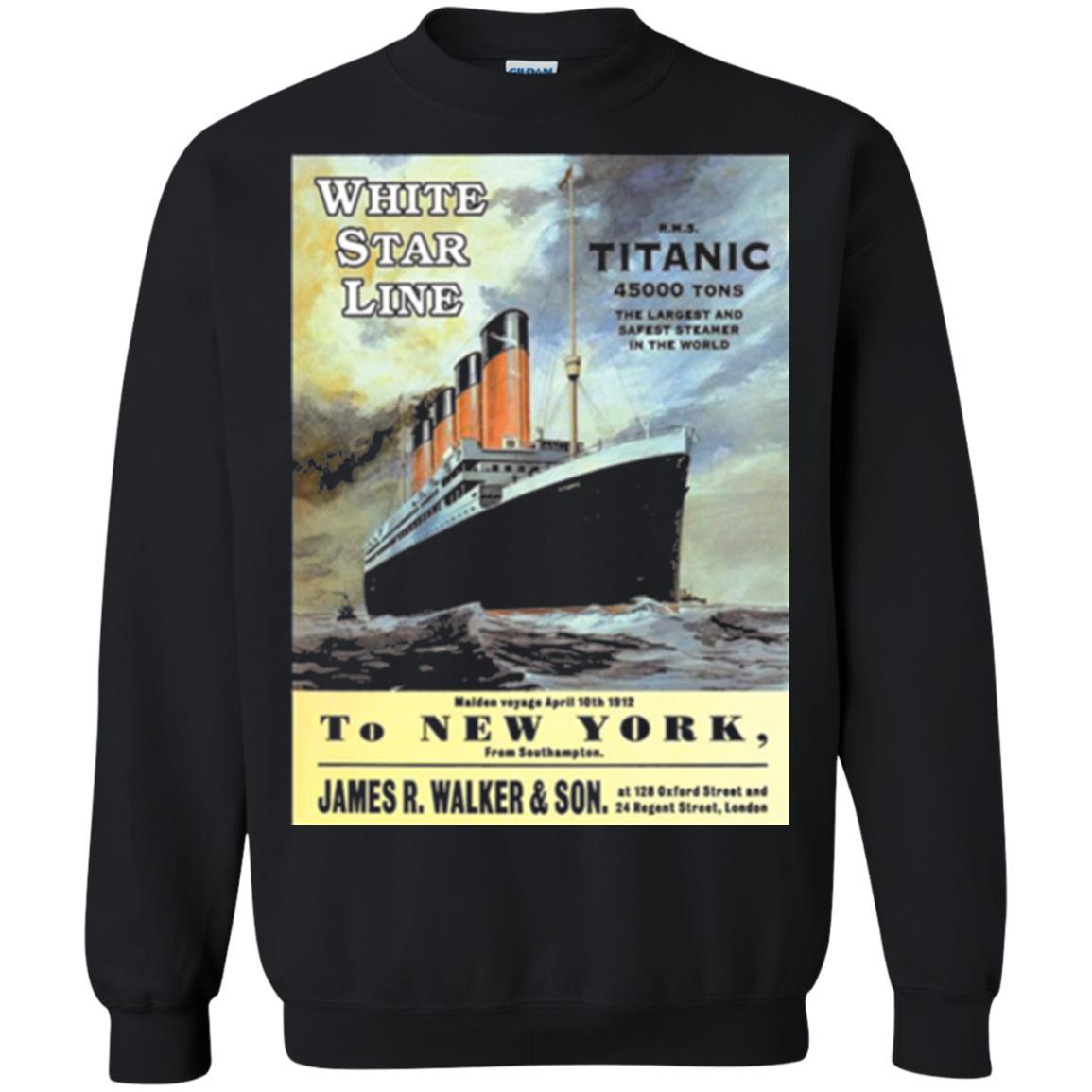 Film T-shirt Sailing Ship Cruise Vintage Poster