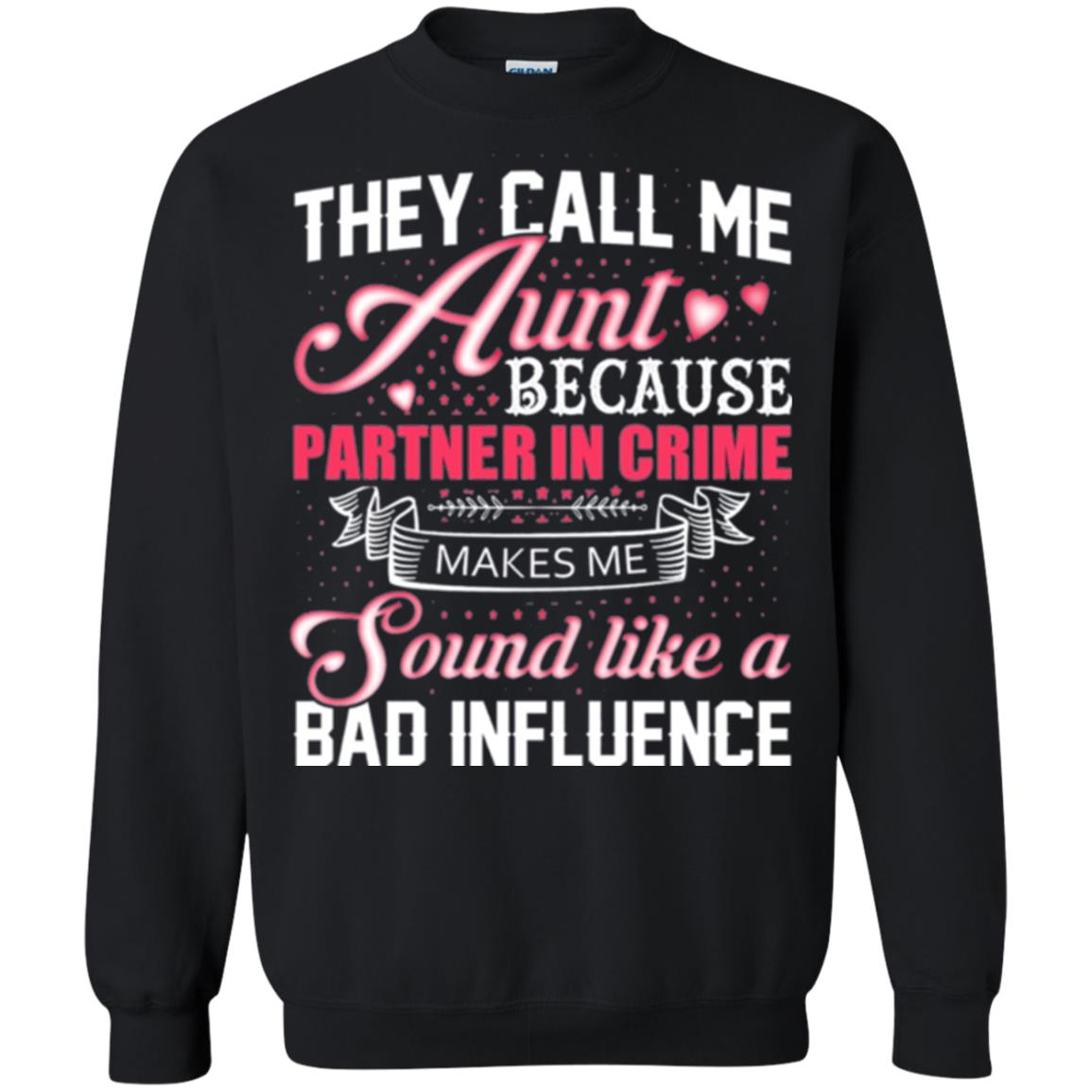 Aunt T-shirt They Call Me Aunt Black
