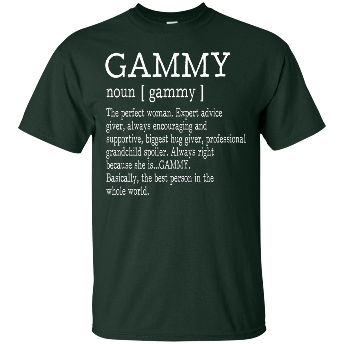 Gammy Definition Nana T-shirt Forest