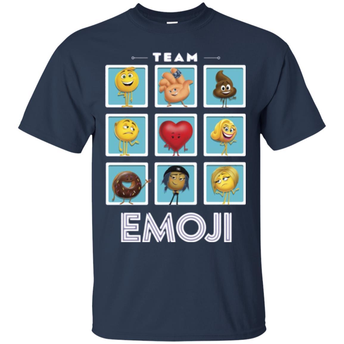 Film T-shirt Emoji Panels Graphic T-shirt Navy