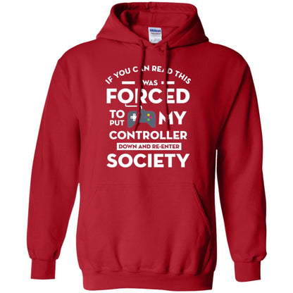 Gamer T-shirt If You Can Read This Red