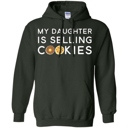 My Daughter Is Selling Cookies T-shirt Girl Cookie Forest Green