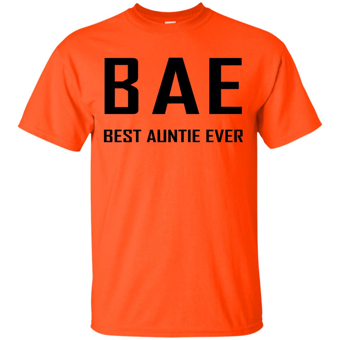 Best Aunt Ever Family Shirt Orange