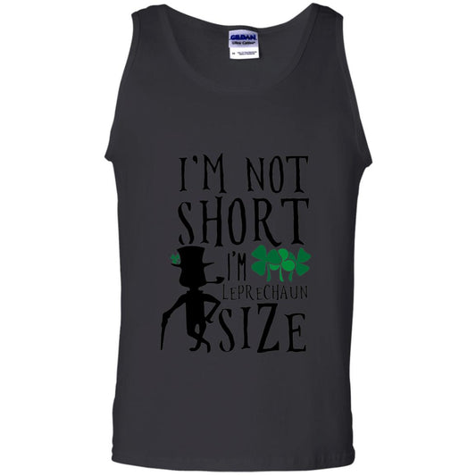 I_m Not Short Leprechaun Size Funny St Patrick_s Day T-shirt Black