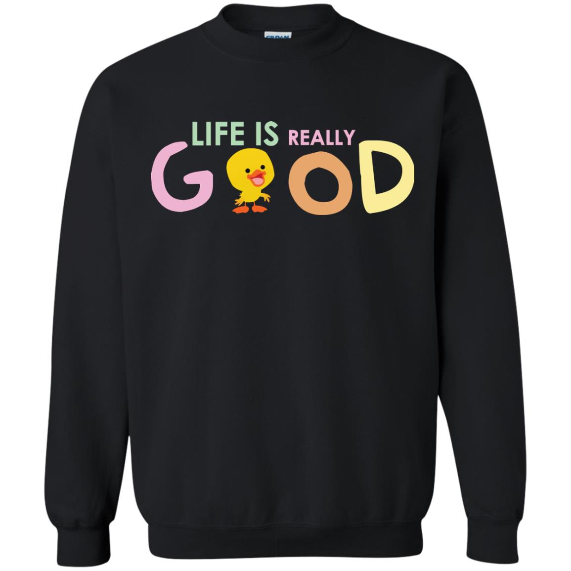 Life Is Really Good With My Cute Duck T-shirt Black