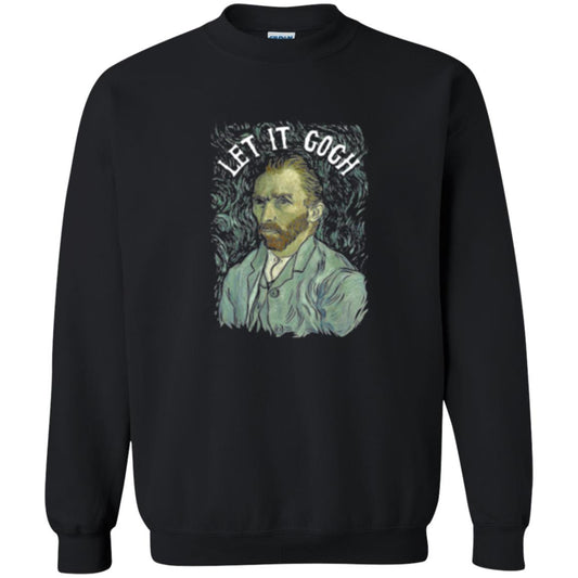 Artist T-shirt Vincent Van Let It Gogh Black