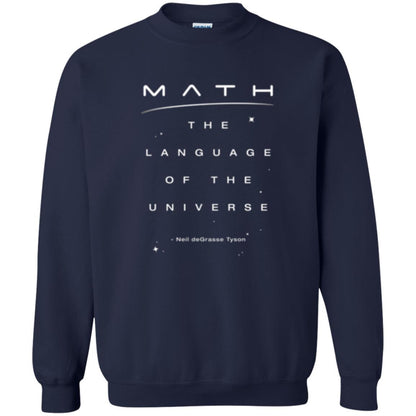 Math Lover T-shirt The Language Of The Universe Navy