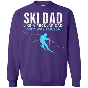 Skier T-shirt Ski Dad Like A Regular Dad Only Way Cooler