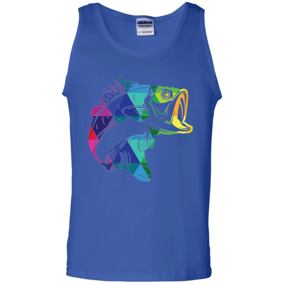 Fisherman T-shirt Fish For Bass Royal