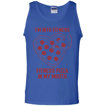 Pizza Lover T-shirt Fitness Pizza In My Mouth Royal