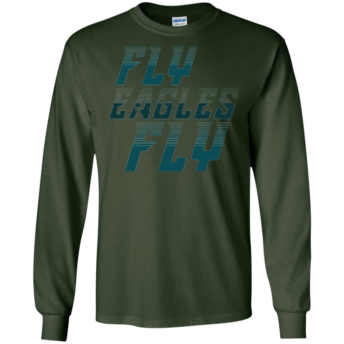 Football Lover T-shirt Fly Eagles Fly Forest Green