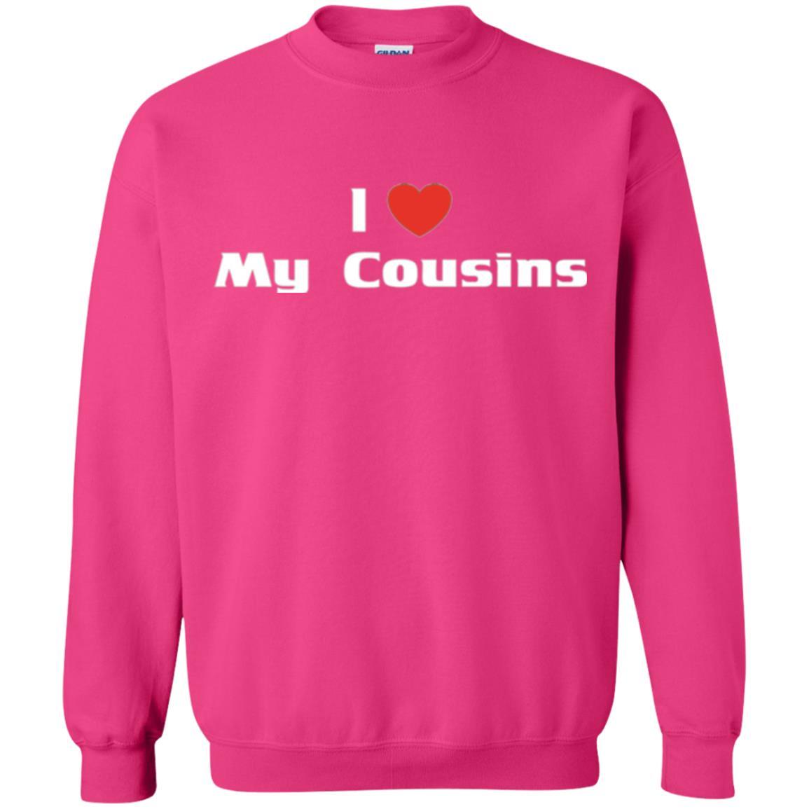 Family T-shirt I Love My Cousins Heliconia