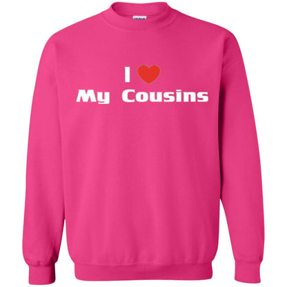 Family T-shirt I Love My Cousins Heliconia