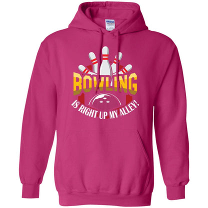 Bowler T-shirt Bowling Is Right Up My Alley Heliconia