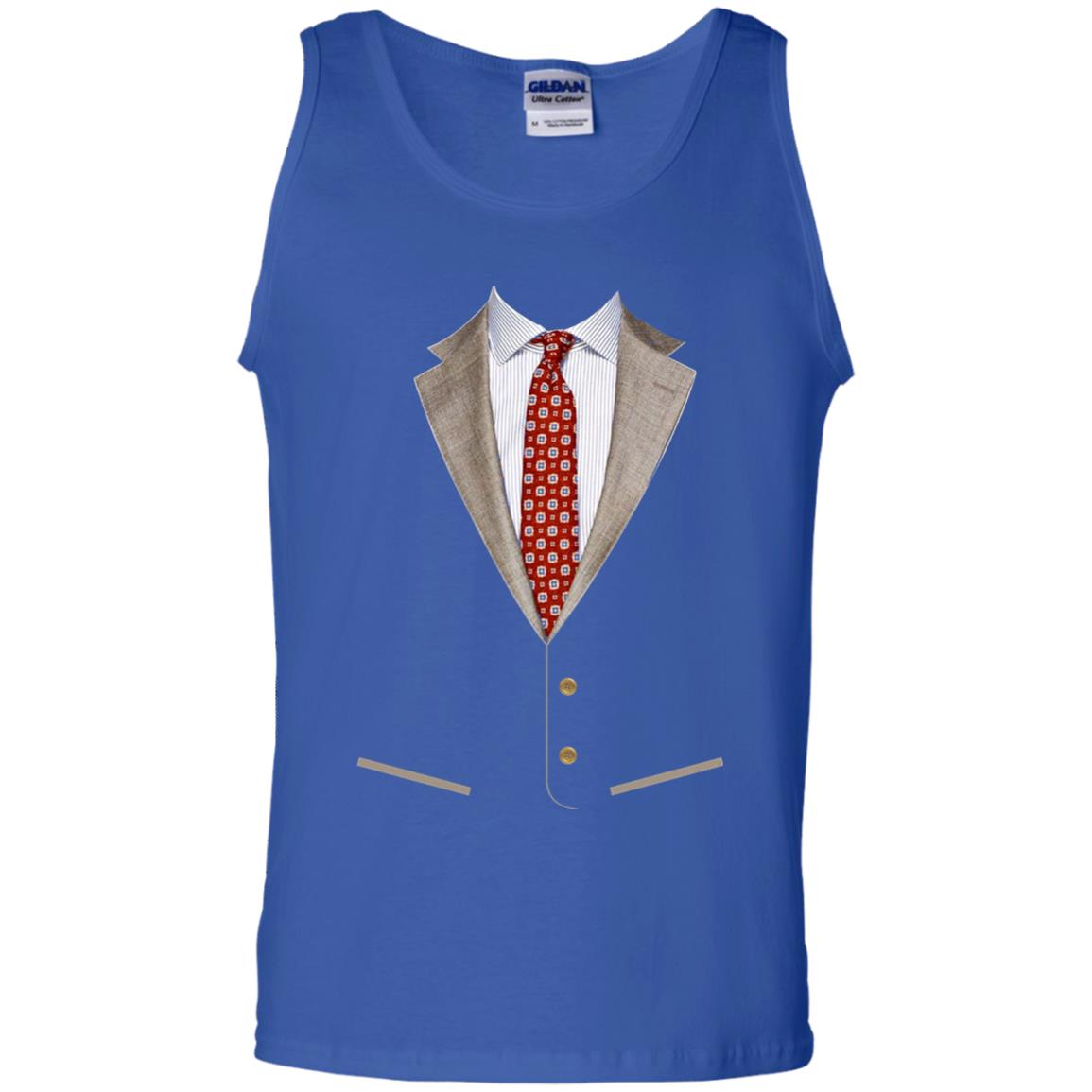 Tuxedo T-shirt Retro Prom Men With Bowtie Royal