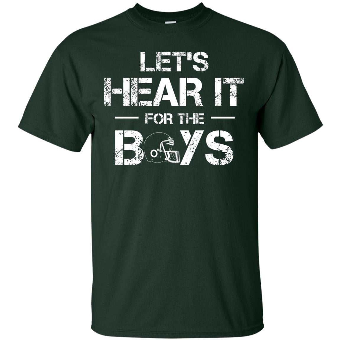 Let_s Hear It For The Boys Football Shirt Forest