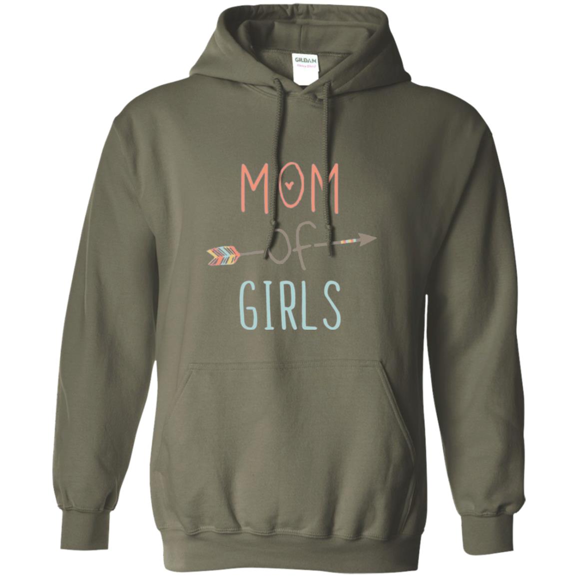 Mommy T-shirt Mom Of Girls Military Green