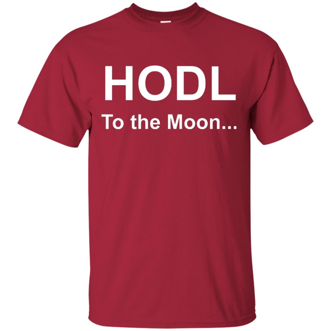 Bitcoin Cryptocurrency T-shirt Cardinal