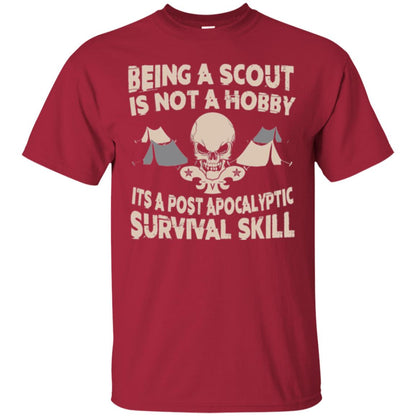 Being A Scout Is Not A Hobby T-shirt Cardinal