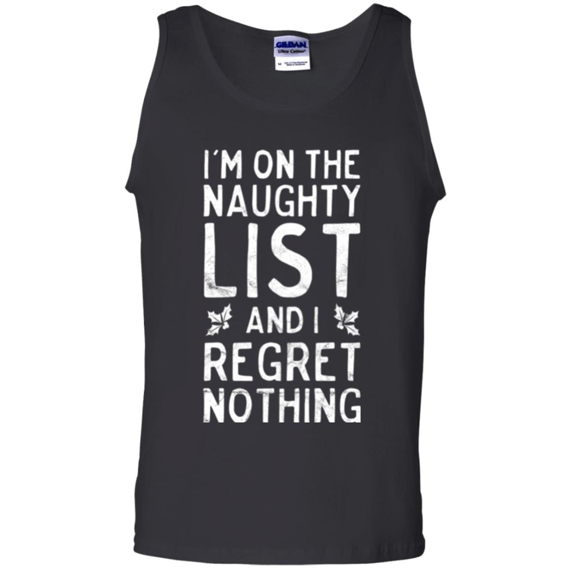 Christmas T-shirt I_m On The Naughty List Black