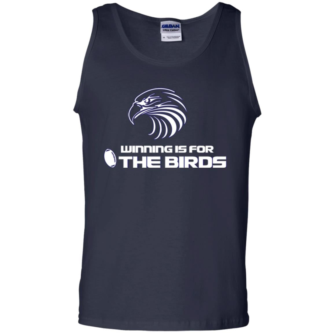 Football T-shirt Winning Is For The Birds Navy
