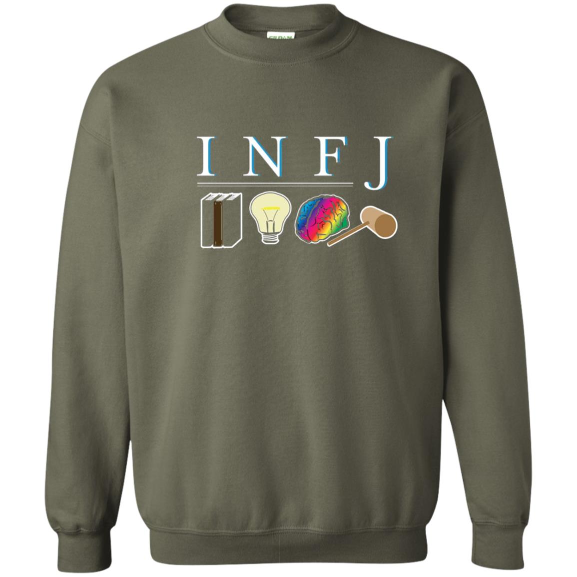 Infj Personality T-shirt Military Green
