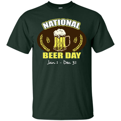 National Beer Day Jan1-dec 31 Beer Lovers Shirt Forest