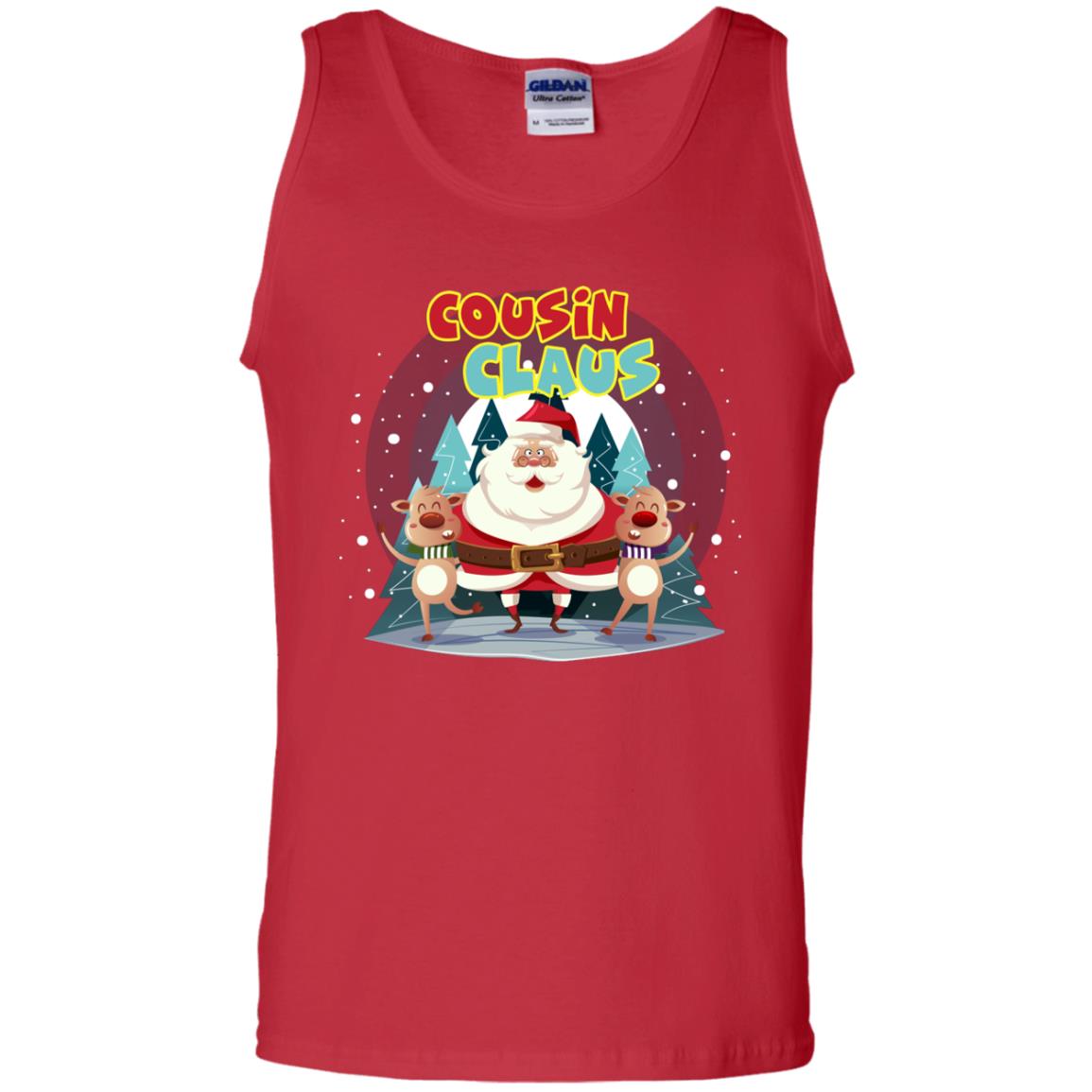 Cousin Claus Matching Family X-mas Gift Shirt Red