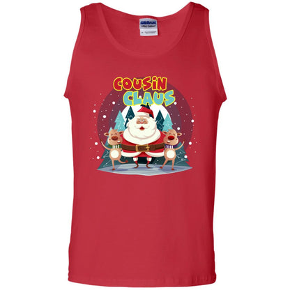 Cousin Claus Matching Family X-mas Gift Shirt Red