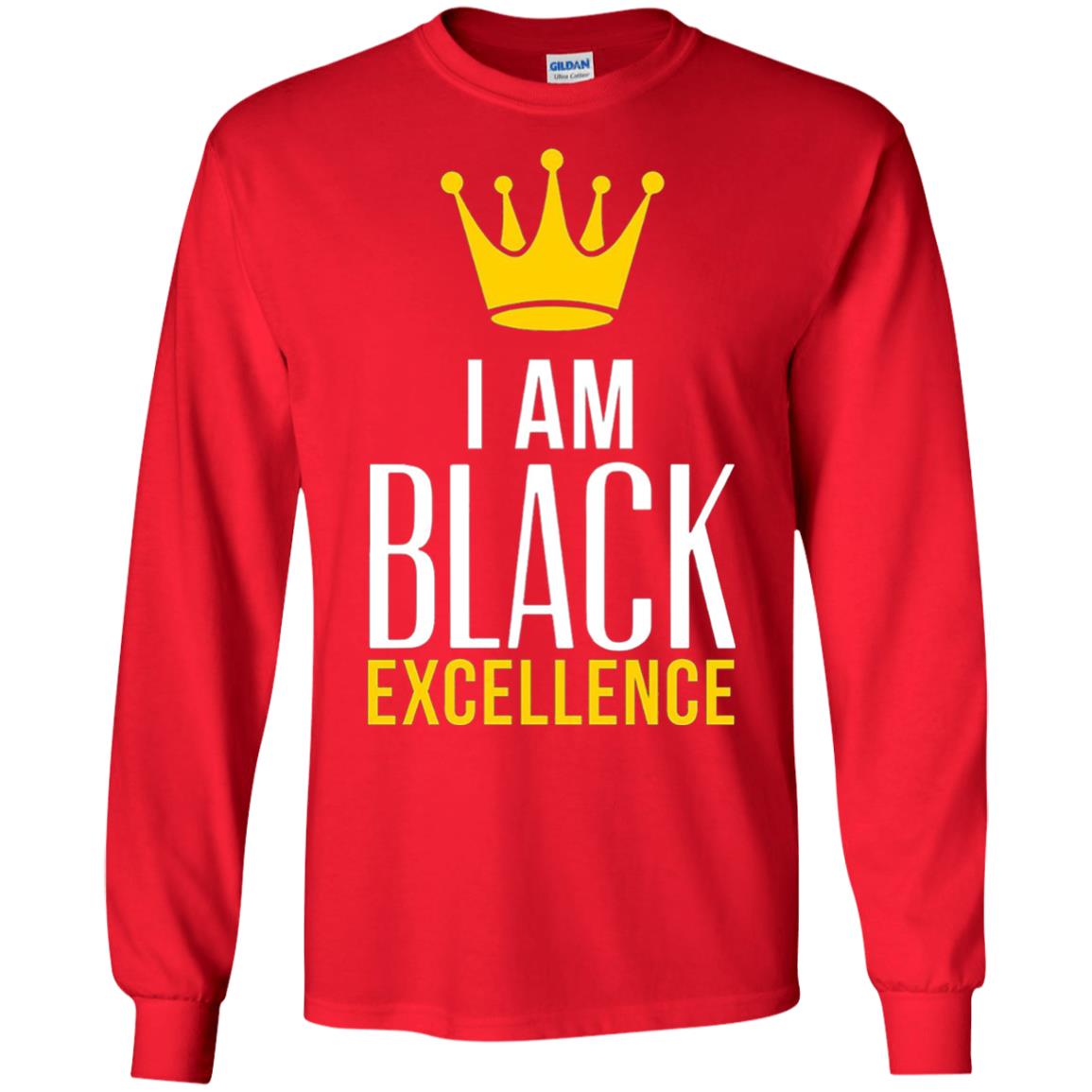 Black Excellence T-shirt Melanin Poppin_ Queen King Red