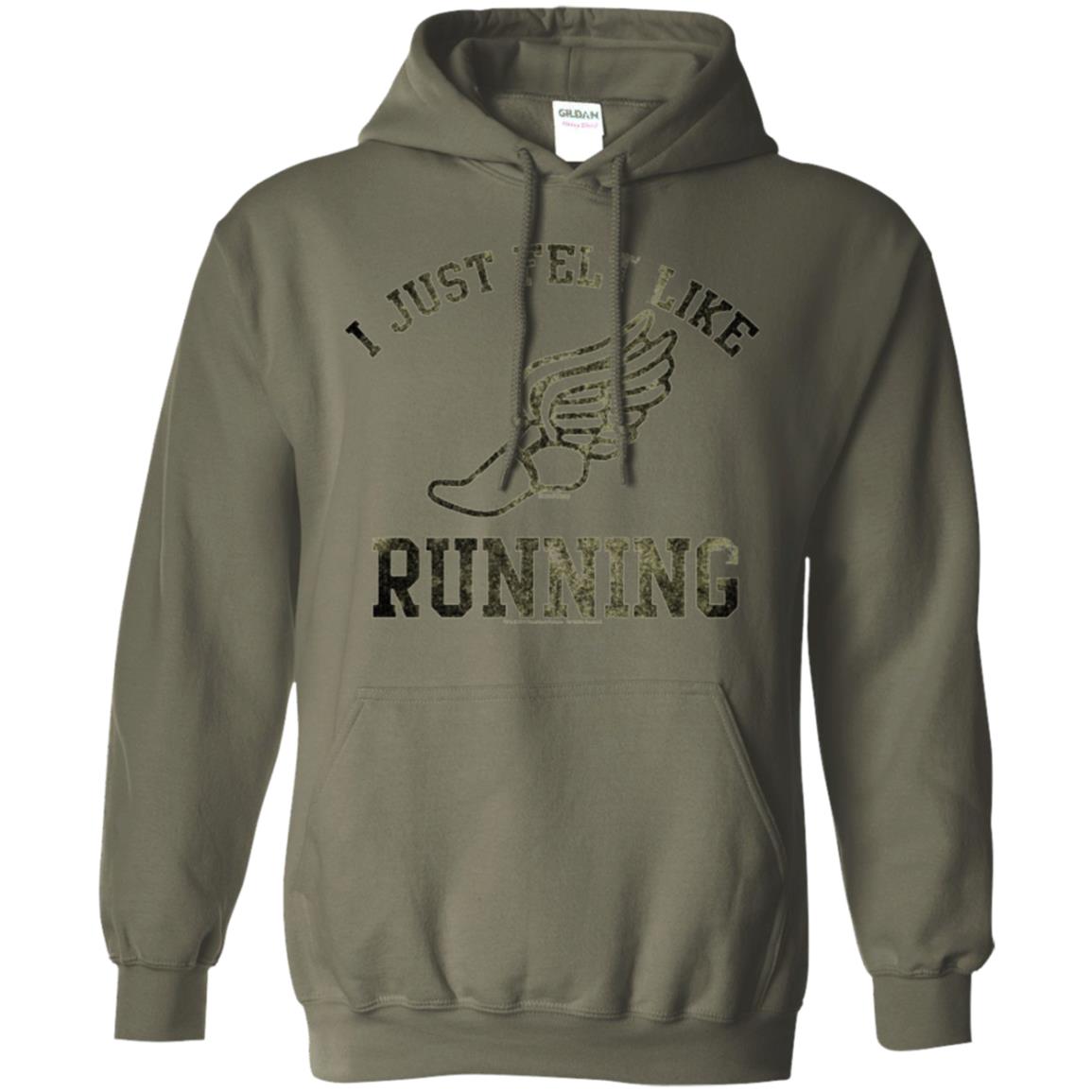 Movie T-shirt I Just Felt Like Running Military Green