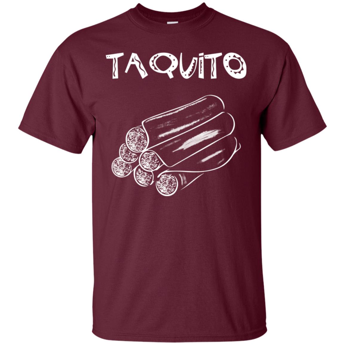 Taquito Shirt For Mens Womens Maroon