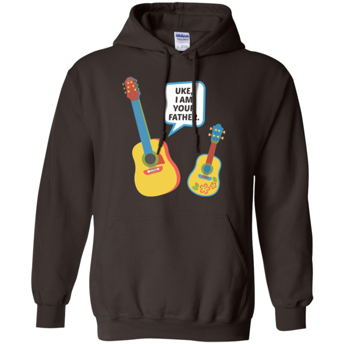 Ukulele Lovers T-shirt Uke I Am Your Father Dark Chocolate