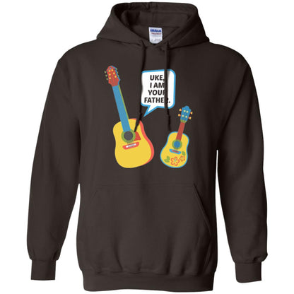 Ukulele Lovers T-shirt Uke I Am Your Father Dark Chocolate